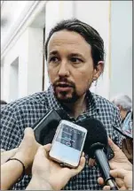  ?? DANI DUCH ?? Pablo Iglesias, en el Congreso