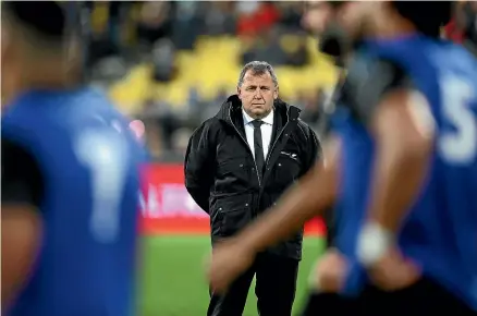  ?? GETTY IMAGES ?? The pressure continues to build on All Blacks coach Ian Foster after a historic home series defeat to Ireland.