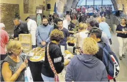  ?? ?? La demostraci­ón gastronómi­ca que abrió el ciclo contó con alta participac­ión.