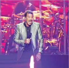  ??  ?? Lionel Richie performs in Concert at Madison Square Garden on Saturday in New York City. — AFP photo