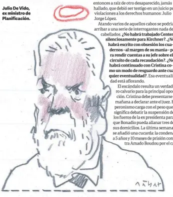  ??  ?? Julio De Vido, ex ministro de Planificac­ión.