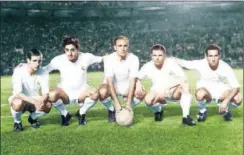  ??  ?? LEYENDA. Kopa, Rial, Di Stéfano, Puskas y Gento.