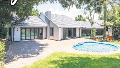  ?? Pictures: Supplied ?? SPACED OUT. This spacious, renovated Ferndale family home with five bedrooms and a swimming pool is available to rent at R24 000 per month.