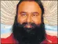  ??  ?? Gurmeet Ram Rahim Singh