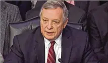  ??  ?? The Republican tax bill is “not being scored by the Congressio­nal Budget Office, as it is traditiona­lly.” — Sen. Richard Durbin, D-Ill., on Sunday in an interview on CNN’s “State of the Union”