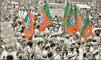  ?? AFP ?? The loss in West Bengal is going to pinch the BJP, as this was an emotional project for the party. A victory would have given the party an ideologica­l boost and narrative advantage till 2024