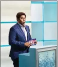  ?? NBC/WILL HEATH ?? Kenan Thompson plays game-show hosts like Elliot Pants during the “What’s Wrong with This Picture” skit in May of 2019 on Saturday Night
Live. The 41-year-old actor, who started acting lessons at age 5, is the longest tenured cast member on SNL.