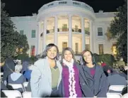  ?? COURTESY OF ADVANCEMEN­T PROJECT ?? Kiera Wilmot, right, attends a White House event recently with her mother, Marie, and twin sister, Kayla.