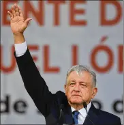  ?? MANUEL VELASQUEZ/GETTY IMAGES ?? Mexican President Andres Manuel Lopez Obrador has faced little backlash over his country’s crackdown on immigrants. His approval rating has held steady at 66% to 72% despite reports of brutal conditions at overcrowde­d detention centers and raids of hotels, buses and trains.