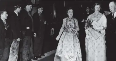  ??  ?? Lord Provost Jean Roberts welcomed Princess Alexandra to Glasgow in a 1963 royal visit
