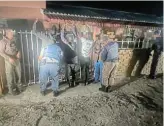  ?? ?? IN CUSTODY: A man was arrested at the weekend for allegedly operating an illegal tavern in Kwazakhele. Alcohol found on the premises was confiscate­d