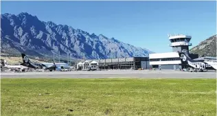  ?? PHOTO: TRACEY ROXBURGH ?? Queenstown Airport