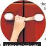  ??  ?? Make sure ‘not safe’ cupboards are fitted with a child lock