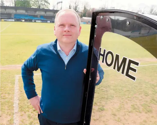  ??  ?? Jon Adams is hoping the club can move away from York Road, where they have played football since 1871.