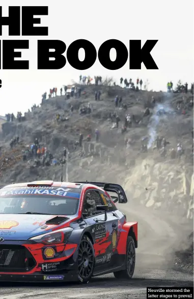  ?? Photos: mcklein-imagedatab­ase.com ?? Neuville stormed the latter stages to prevail