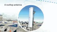  ??  ?? A rooftop antenna