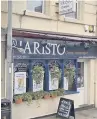  ??  ?? Aristo restaurant in Macclesfie­ld is closing