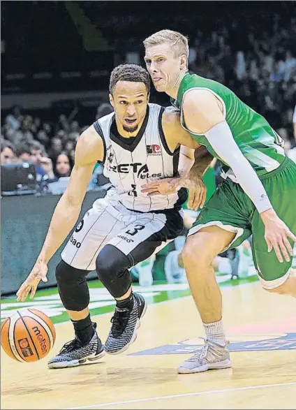  ?? FOTO: FEB ?? A pasar página El RETAbet Bilbao Basket debe olvidar ya la final de Copa y centrarse en la Liga para pelear por el ascenso a ACB