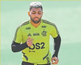  ?? DANIEL CASTELO BRANCO ?? Gabigol tem contrato de empréstimo com o Flamengo até o fim da temporada