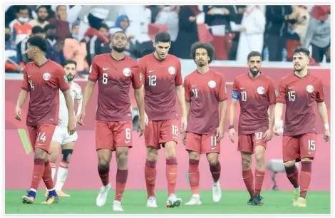  ?? ?? } منتخب قطر