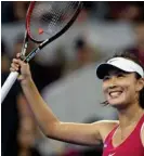  ?? AFP ?? Peng Shuai dijo que ampliará todo lo sucedido.