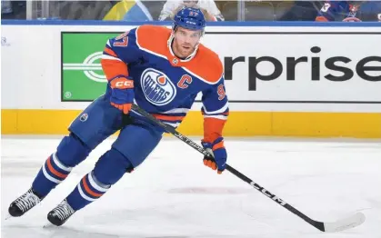  ?? Photograph: Andy Devlin/ NHLI/Getty Images ?? Connor McDavid of the Edmonton Oilers has drawn criticism for collecting checks from gambling companies.