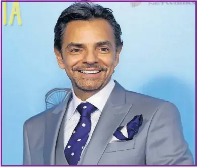  ??  ?? Eugenio Derbez da rostro a una campaña altruista de Universal Channel