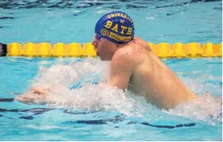  ??  ?? Tom Dean was among the medal winners for the University of Bath at BUCS Nationals