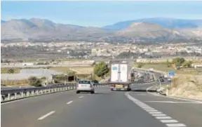  ?? JUAN CARLOS SOLER ?? Autovía A-31, localizada en la provincia de Alicante