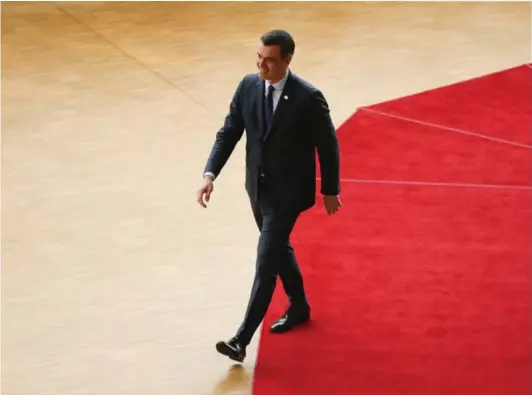  ?? ?? ► El presidente del gobierno español, Pedro Sánchez, llega a la sede de la UE en Bruselas, Bélgica, el 23 de marzo de 2023.