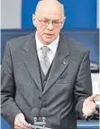  ?? FOTO: DPA ?? Bundestags­präsident Norbert Lammert (CDU).