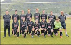  ??  ?? Fort William under-17s.