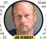  ?? ?? JOE KENNEDY
Police mug shot