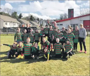  ??  ?? Oban Lorne minis attended a Dalriada Festival in Lochgilphe­ad last weekend.