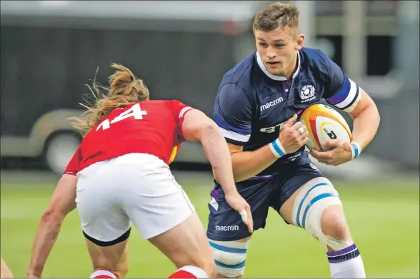  ?? Photograph: Edinburgh Rugby ?? Former Oban Lorne player Magnus Bradbury, now playing for Edinburgh Rugby, scored a try as Scotland defeated Canada 48-10 in the first game of Scotland’s 2018 Summer Tour.