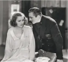  ??  ?? Greta Garbo and John Barrymore in “Grand Hotel,” which won the Academy Award as Best Picture for 1932.