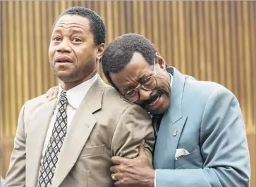  ?? Prashant Gupta FX ?? CUBA GOODING JR., left, and Courtney B. Vance in “The People v. O.J. Simpson: American Crime Story.”