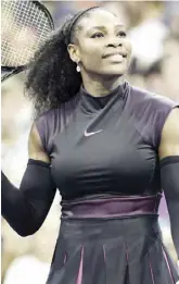  ??  ?? Serena Williams