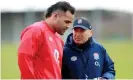  ?? ?? Eddie Jones has wielded the axe with Billy Vunipola, one of the senior players missing from England’s squad. Photograph: Dave Rogers/PA