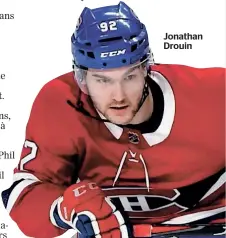  ??  ?? Jonathan Drouin