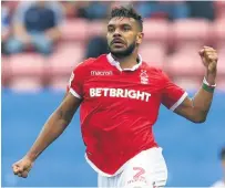  ??  ?? HILL OF AN EQUALISER Striker Hillal Soudani celebrates