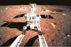  ??  ?? In December 2013, China became the third nation to reach the surface of the moon when its rover “Jade Rabbit” landed there.