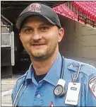  ?? YAMIL BERARD / YAMIL.BERARD@AJC.COM ?? Johnny Ransome, an EMT at Grady EMS for 11 years, quit last fall due to intense workloads and stress.
