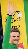  ?? Foto: dpa ?? Marcel Kittel ist im Sprint bei der Tour nicht zu schlagen.