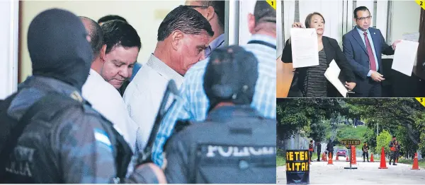  ?? FOTOS: EL HERALDO ?? 1 2 3 (1) Los exconcejal­es tendrán que enfrentar el juicio oral y público ante el Tribunal de Sentencias. (2) La defensa se quejó de que todavía no era tiempo de tomar decisiones, porque no se conoce a fondo la resolución de la Sala de lo Constituci­onal. (3) Hasta ayer los exconcejal­es seguían guardando prisión preventiva.