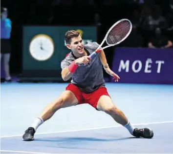  ?? GETTY Verfolgen Sie Federers zweite Partie gegen Thiem auf 20minuten.ch ?? Power und Beweglichk­eit: Thiem brennt auf das Duell mit Federer.