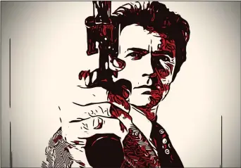  ?? (Photo illustrati­on by Philip Martin) ?? Clint Eastwood as Dirty Harry Callahan