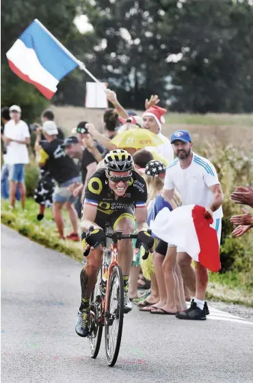  ?? Foto: imago/David Stockman ?? König der Ausreißer: Der Franzose Sylvain Chavanel ist äußerst beliebt bei seinen Landsleute­n.