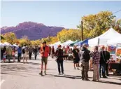  ??  ?? The Red Rock Arts Festival in Moab, Utah.