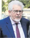  ??  ?? Denies charges: Rolf Harris